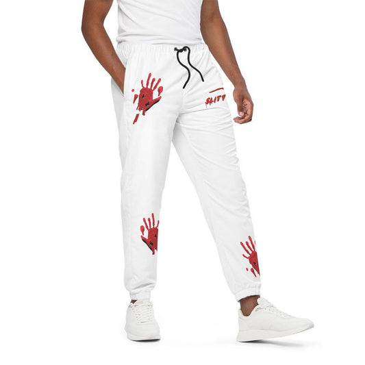 Slitt Slitt Sweatpants - White/RED