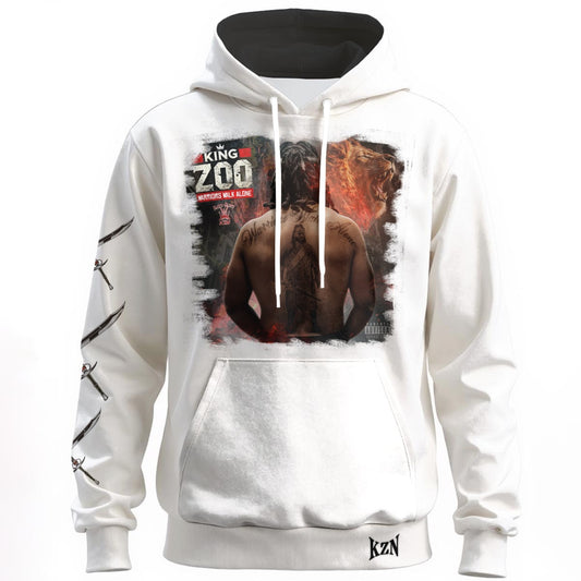 Warriors Walk Alone Hoodie - White