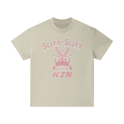 Pink/WHITE OG SLITT SLITT KZN Essential Kids' T-shirt