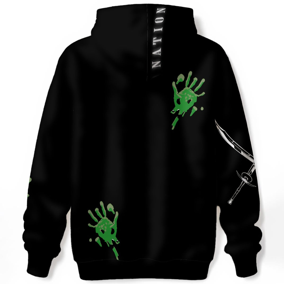 Slitt Slitt Hoodie - Black/GREEN