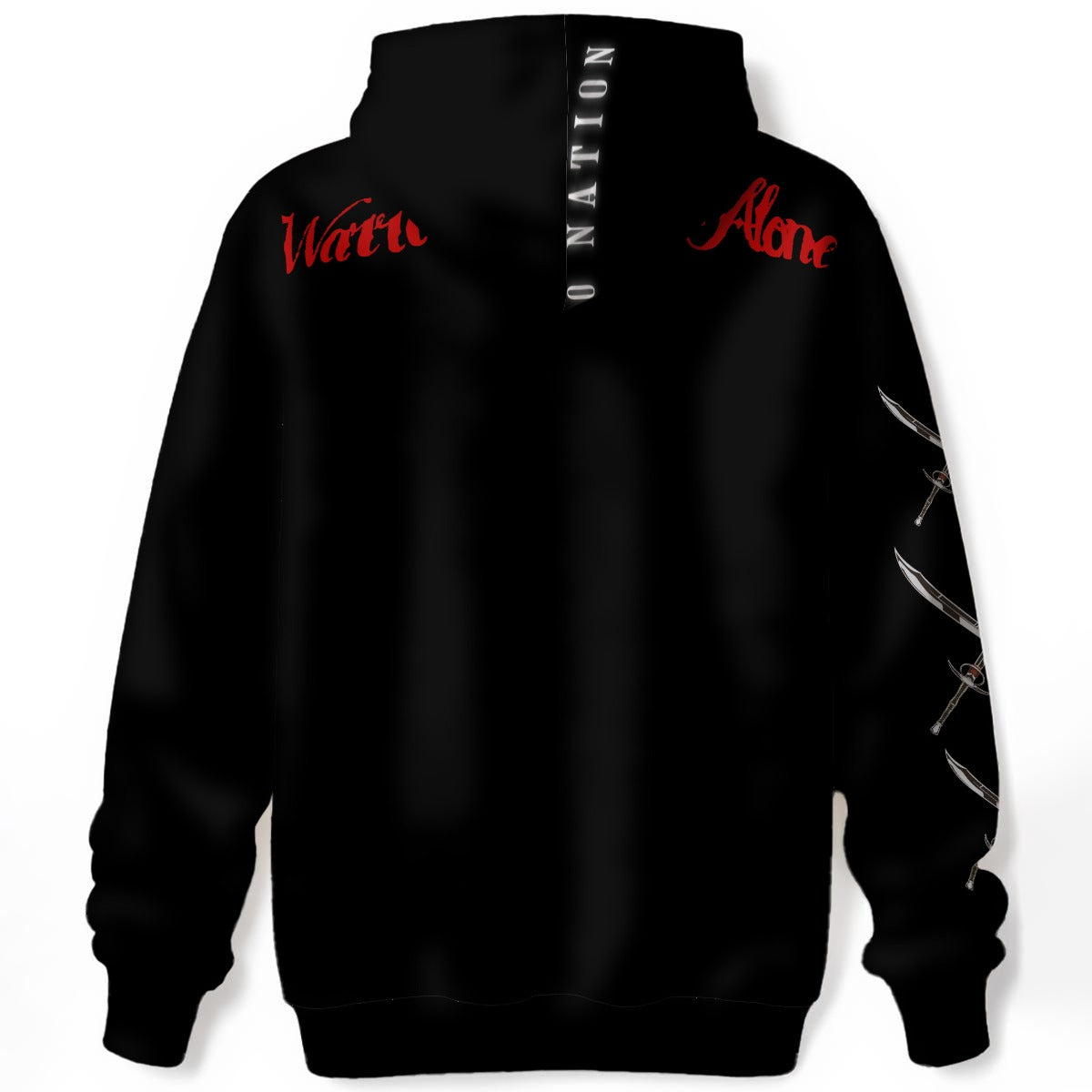 Warriors Walk Alone Hoodie - Black