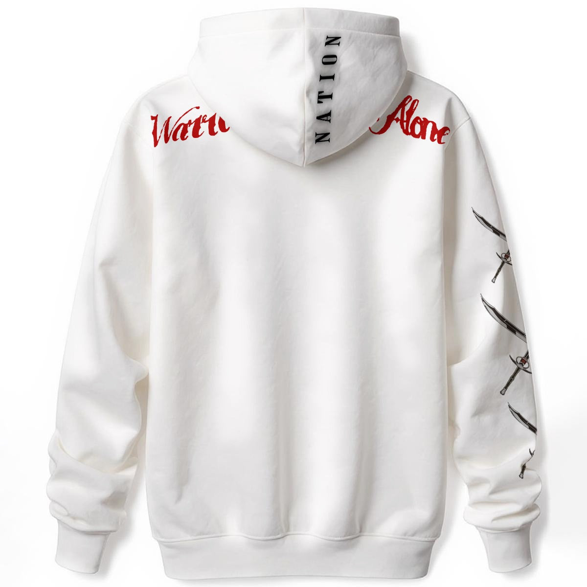 Warriors Walk Alone Hoodie - White