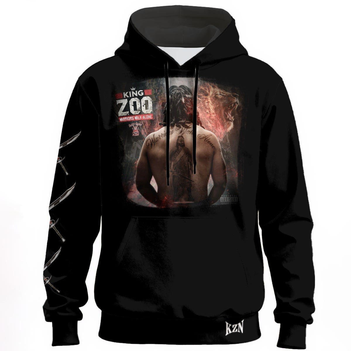 Warriors Walk Alone Hoodie - Black