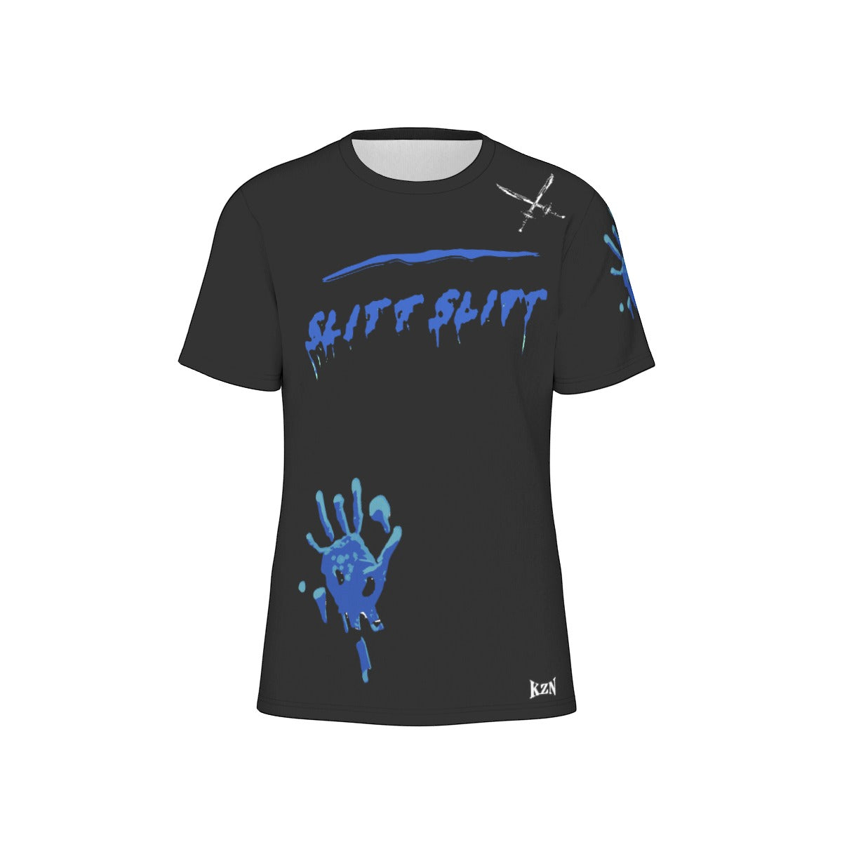 Slitt Slitt Tee - Black/BLUE