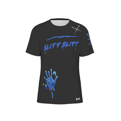 Slitt Slitt Tee - Black/BLUE