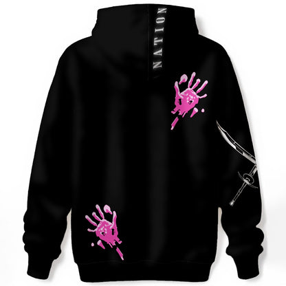 Slitt Slitt Hoodie - Black/PINK