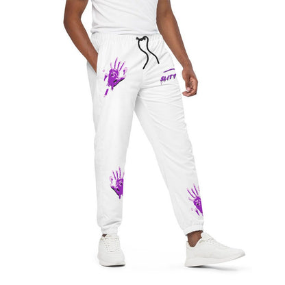 Slitt Slitt Sweatpants - White/PURP