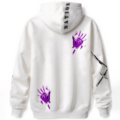 Slitt Slitt Hoodie - White/PURP