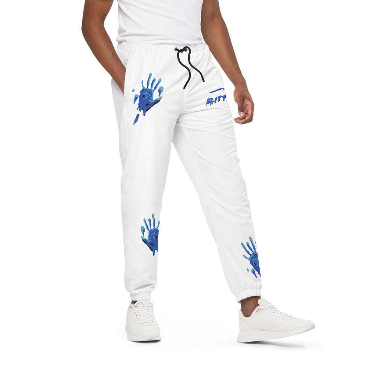 Slitt Slitt Sweatpants - White/BLUE