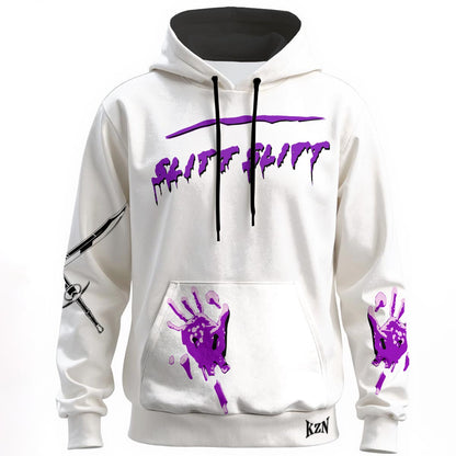 Slitt Slitt Hoodie - White/PURP
