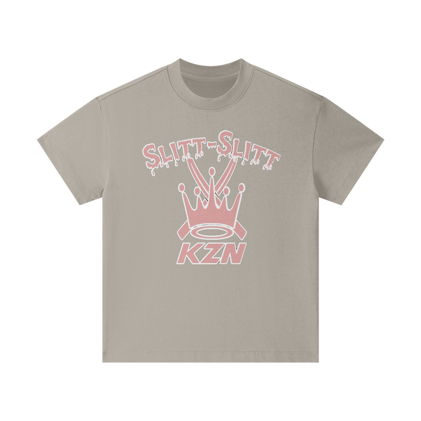 Pink/WHITE OG SLITT SLITT KZN Essential Kids' T-shirt