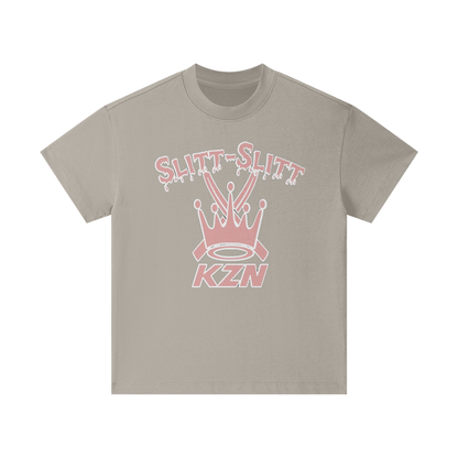 Pink/WHITE OG SLITT SLITT KZN Essential Kids' T-shirt