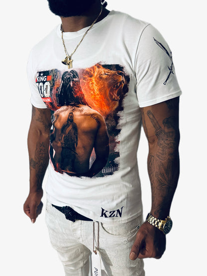 Warriors Walk Alone Album T-Shirt - WHITE