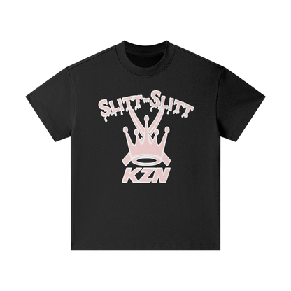 Pink/WHITE OG SLITT SLITT KZN Essential Kids' T-shirt