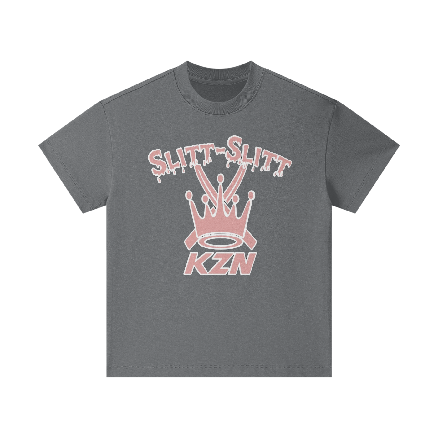 Pink/WHITE OG SLITT SLITT KZN Essential Kids' T-shirt
