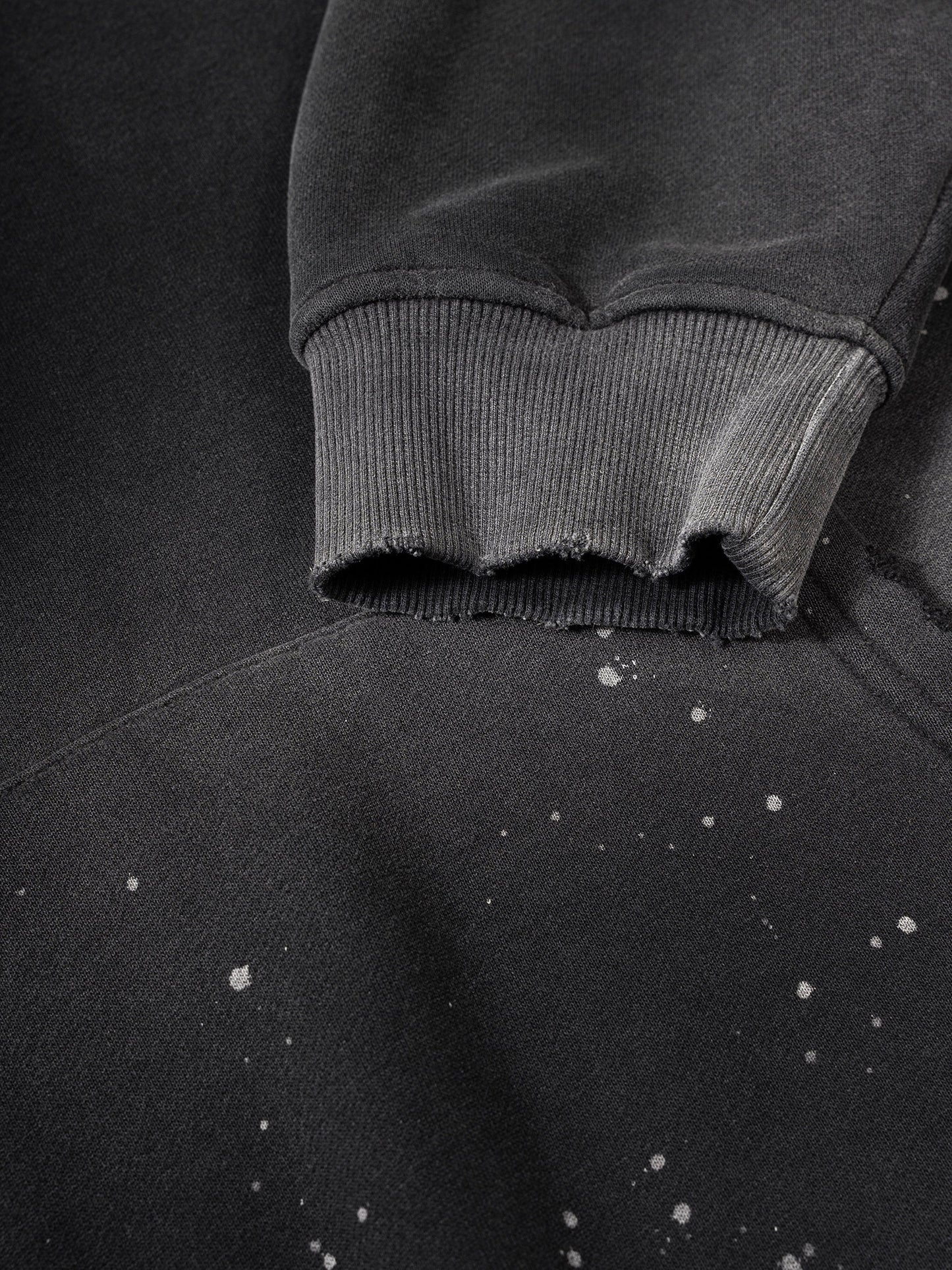 KZN The Penalty Was Death Vintage Wash Frayed Fleece Hoodie - LIMITED EDITION